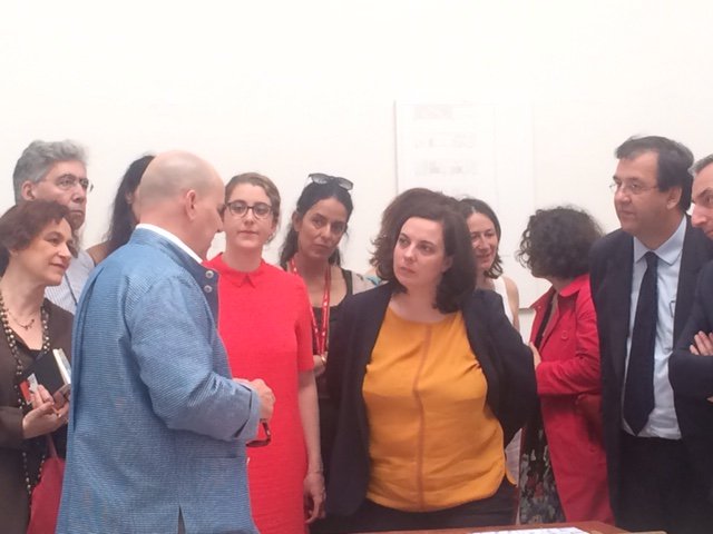 Visite #BiennaledeVenise avec Frédéric Bonnet @emmacosse @BFoucherIran #BiennaleArchitettura2016 #NouvellesRichesses