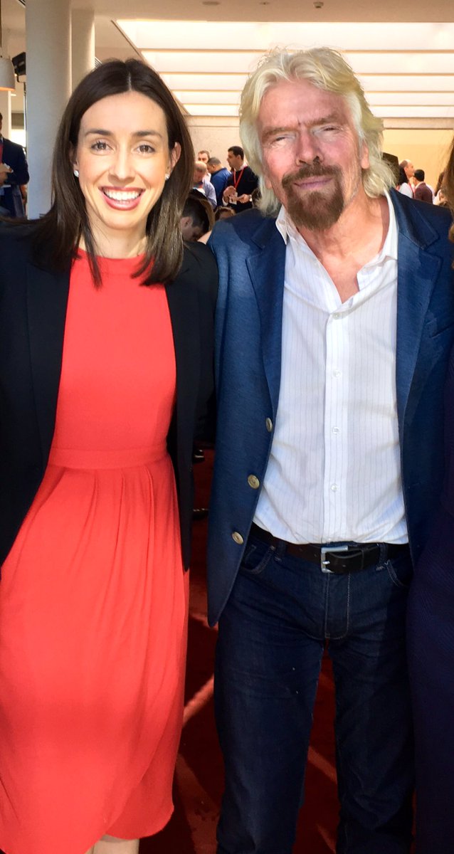 HollyRansom's tweet photo. Such a privilege to share the stage w Sir @richardbranson today at #virginwaycolab!Thx for having me @TheVirginWay_! https://t.co/jnByobIdBc