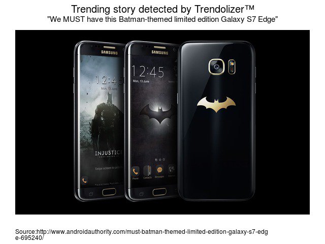 Trendolizer's tweet image. We MUST have this Batman-themed limited edition Galaxy S7 Edge #retailpackage... trendolizer.com/2016/05/we-mus…