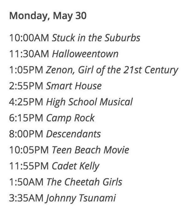 itsmovies's tweet photo. Disney Channel is hosting a 4day marathon of classics starting TOMORROW in honor of the release of their 100th movie https://t.co/DC5lw5RbD7