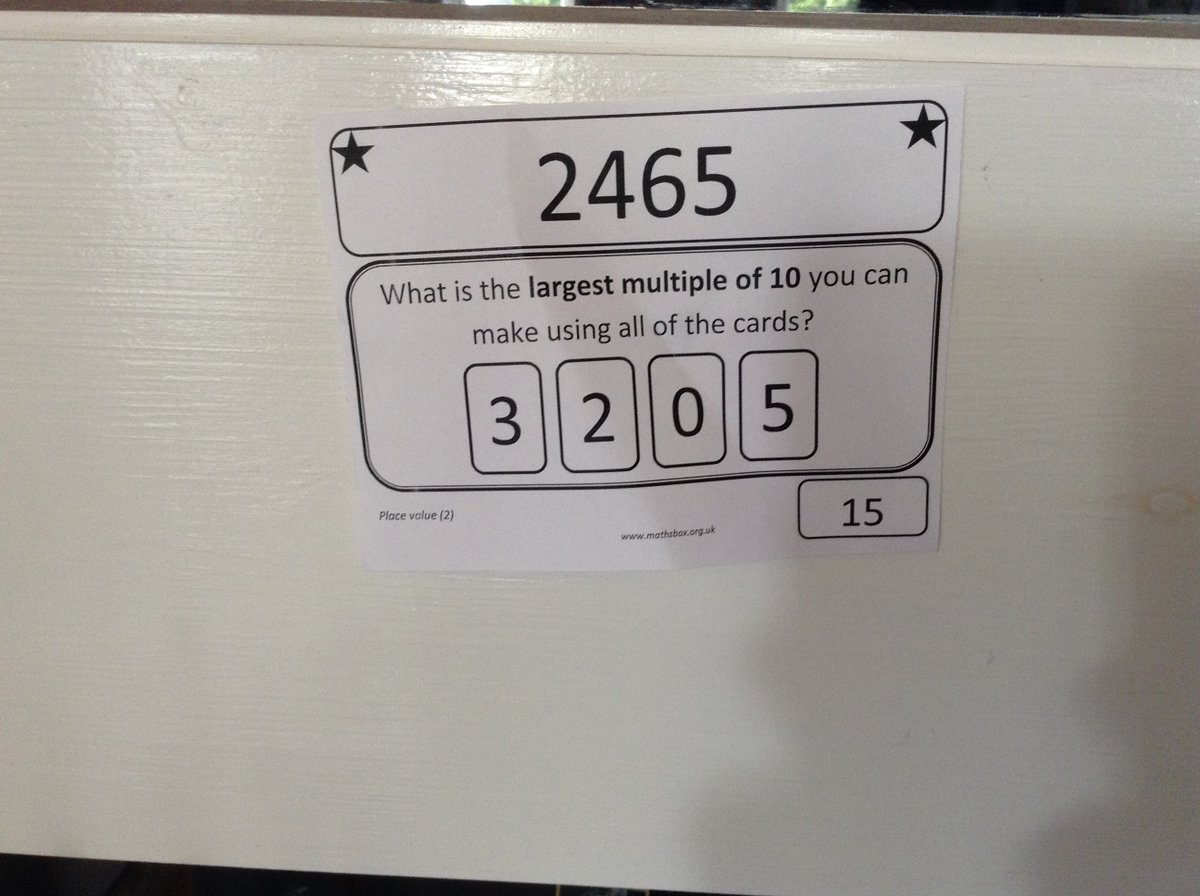 Lakeside_Sch's tweet image. The place value hunt is set up in Y6, ready to secure this weeks learning! #placevalue #problemsolvingexperts
