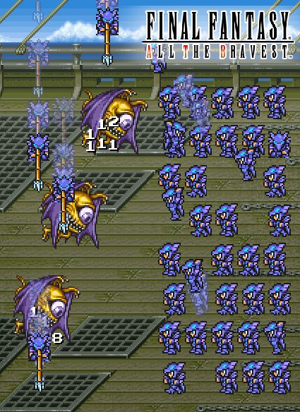 Prismaticism's tweet photo. FINAL FANTASY ALL THE BRAVEST is here! An easy-to-play adventure with massive battles awaits! #FF_ATB https://t.co/sEUZJZcsec