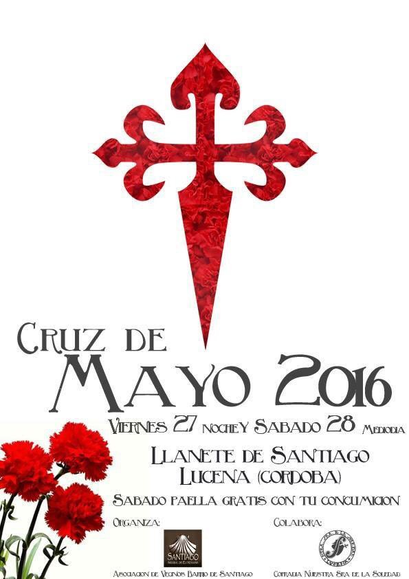 Este finde ven al Llanete de Santiago de Lucena (Córdoba) y disfruta del ambiente de las #CrucesDeMayo