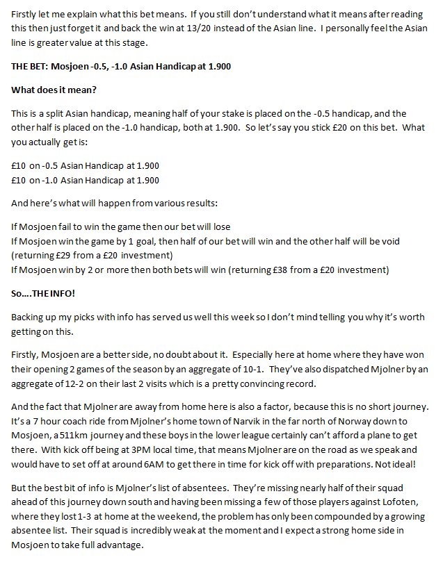 TippingTony's tweet image. And I know you lot are hungry for the info.....so here it is (as well as an explanation of the bet)