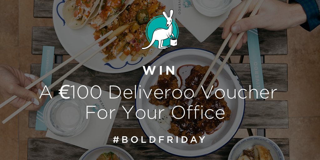 LovinDublin's tweet photo. Want to win lunch for you and your work pals? Yes, thought so! RT and follow @Deliveroo_DUB to enter! https://t.co/V6tQ98HDdI