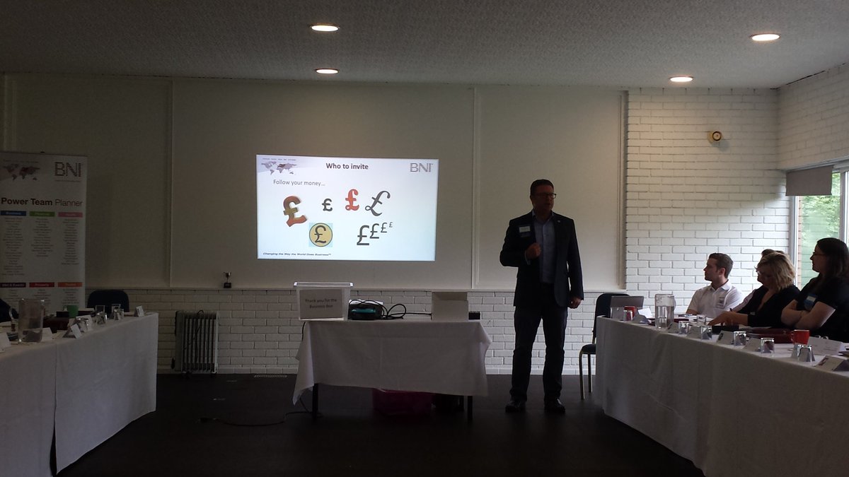 This morning @gavinhilljohn of <a href="/RolfesFlorist/">Rolfe's the Florist</a> gives us an insight into how to generate more business <a href="/bniquinnell/">BNI Quinnell</a>