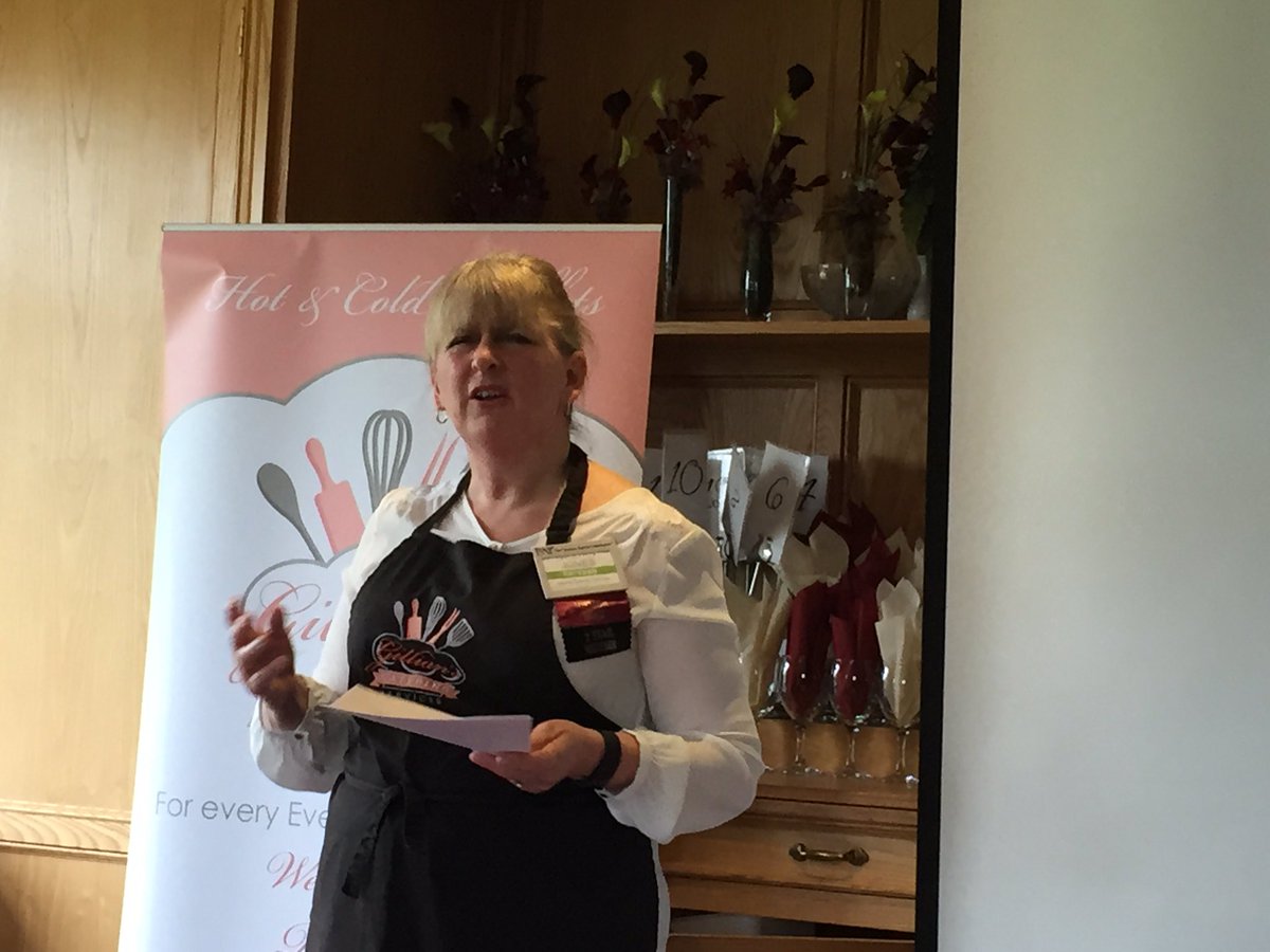 Meet @Gilliancatering our caterer delivering an excellent presentation on what services she offers @BNI_Vision