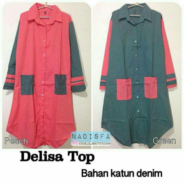 NadisfaColl's tweet photo. Saya menjual Delisa tunik seharga Rp72.000. Dapatkan produk ini hanya di Shopee! {{product_link}} #ShopeeID https://t.co/xYYt3VUu3o