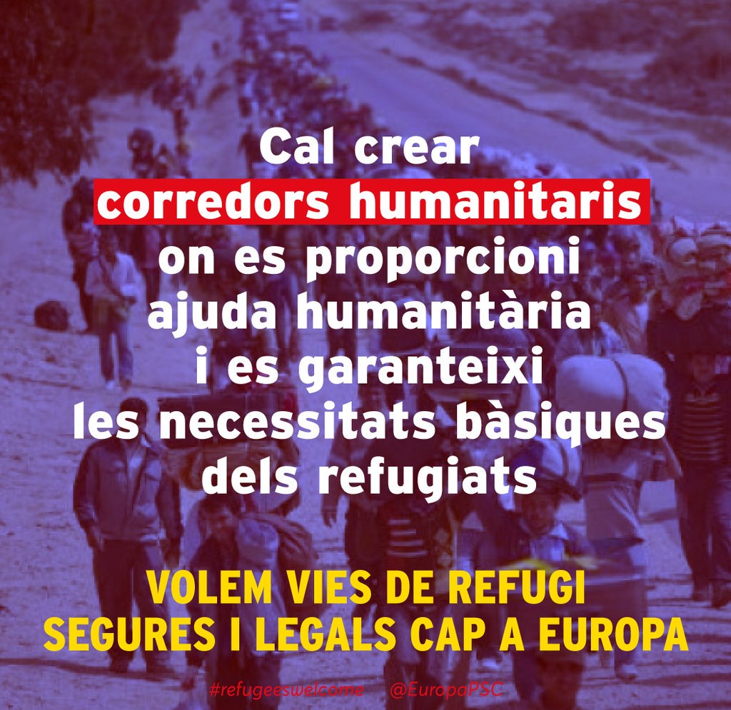 EuropaPSC's tweet photo. Hem obert un web amb el nostre posicionament sobre La crisi dels #refugiats https://t.co/0IUOucv1p8 #asil #idomeni https://t.co/ohUIYoPza1