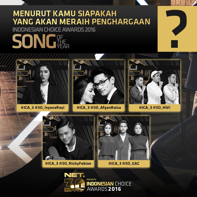 mdtvindonesia's tweet photo. Nah kalo untuk Kategori Song of The Year, kamu ngejagoin lagu siapa? Sertakan alesan km jg ya.. https://t.co/bxINz7TwVY