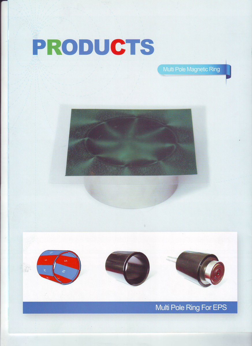 Multi pole magnetic ring applicated for BLDC and EPS.