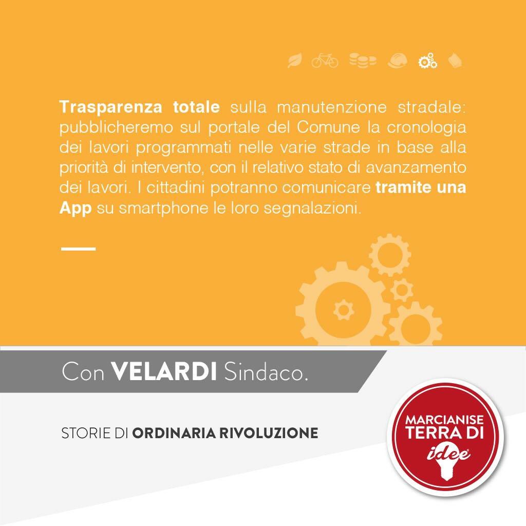 MarcianiseIdee's tweet photo. Manutenzione strade, ecco la nostra soluzione #MarcianiseTerraDiIdee #ConVelardiSindaco #Marcianise #Elzioni2016 https://t.co/APOnAJQCUv
