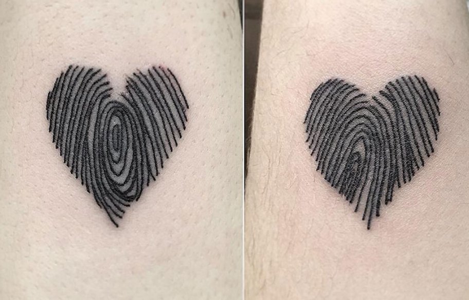 Minimalist Couple Tattoos for a Subtle and Sweet Statement - wide 7