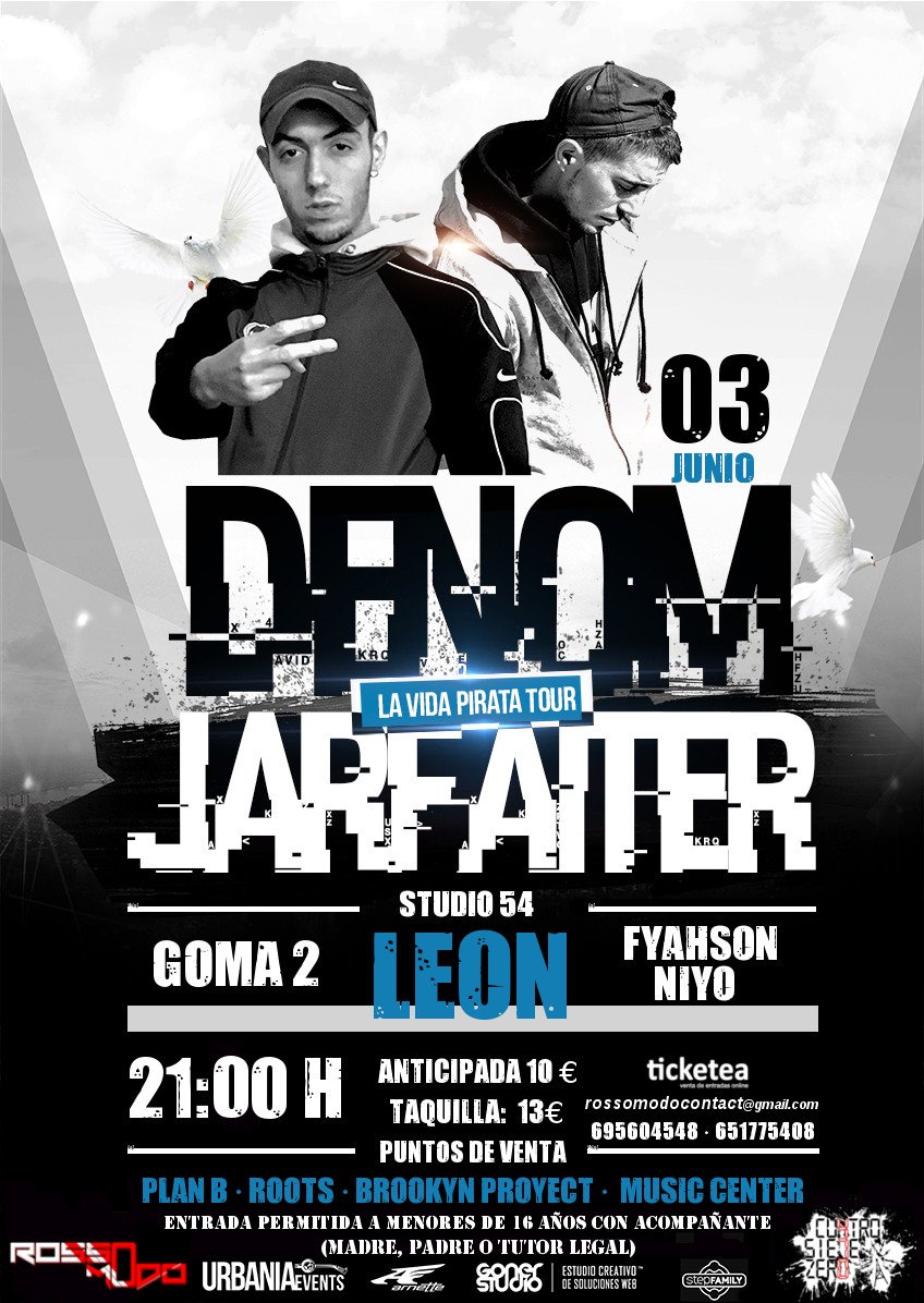 NousLive's tweet photo. RTRT! GANA 2 ENTRADAS LEÓN!! @DenomMadrid @JarfaiterPrim @Goma2_leon @Fyahson @acabsakonia @Studio54leon!! https://t.co/u0YGybXkg7