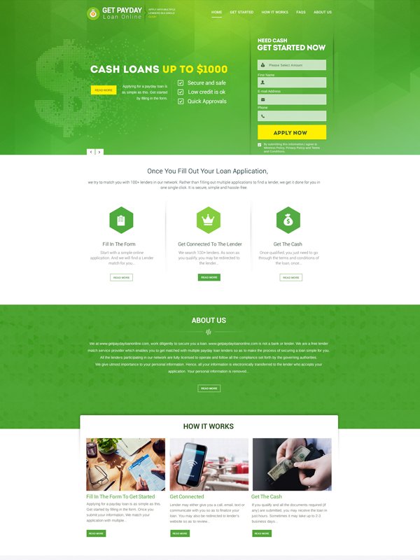 WebDesignUnite1's tweet image. This Week Our New Design related #Cash_Loan_Website templates
bit.ly/1TEK0Nl