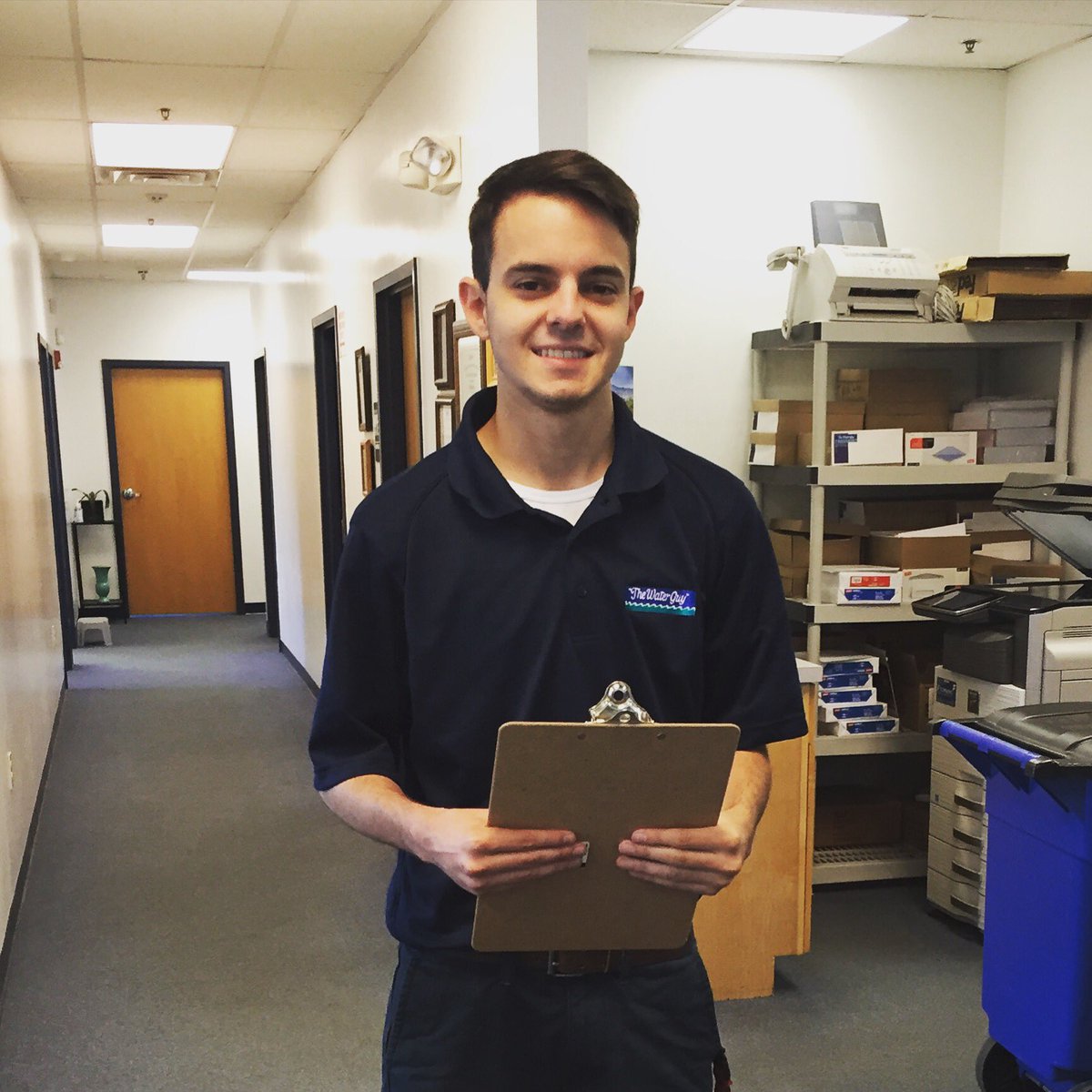 thewaterguy's tweet photo. Meet Justin: student @ ASU, Route Salesman @ home. With flowing hair &amp; wide smile, he may make your delivery, today! https://t.co/8ix2jaRhWh