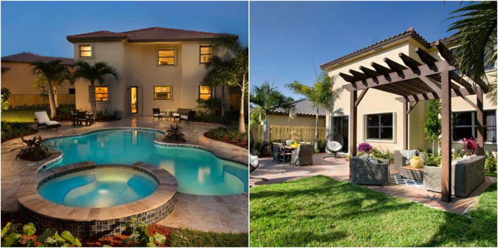 LennarIntl's tweet photo. Which #Miami backyard do you prefer: The Palmdale Pool or the Zen-Inspired Essex? #RealEstate https://t.co/ZUtrqnVXHZ