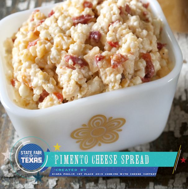 StateFairOfTX's tweet photo. Nothing is more Southern than pimento cheese spread and we have a 1st place recipe for you! https://t.co/weyjm1cwVo https://t.co/QYMh9hcGFl