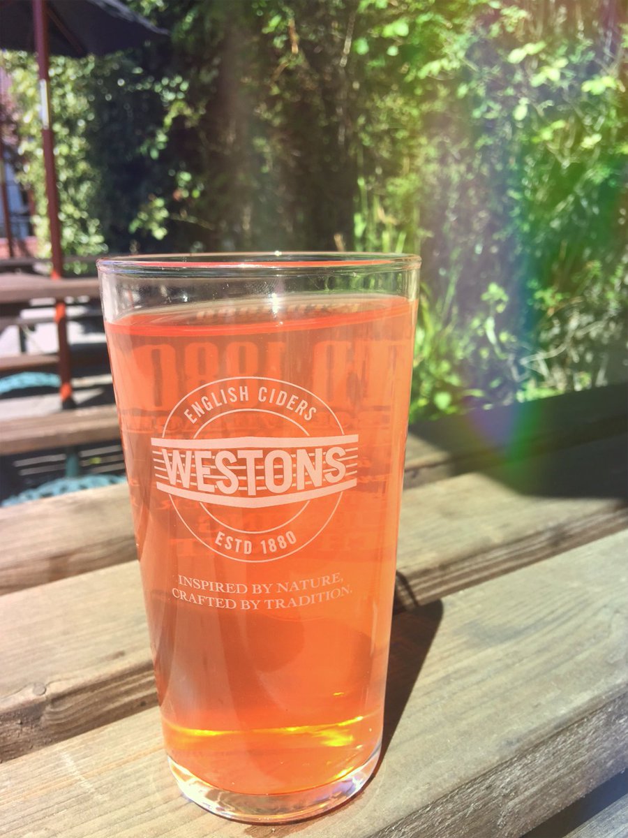 WestonsOldRosie's tweet photo. Who's got their hands on a pint of Rosie's Pig with Rhubarb yet? Summer in a glass! https://t.co/5IcmB73Ix9