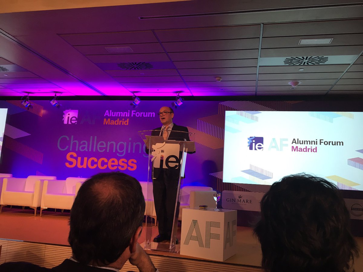 ConchitaGaldon's tweet photo. "An unusual school with unusual people" My favourite definition of the cool @IEbusiness community! #IEAlumniForum https://t.co/RATmvuaqkC