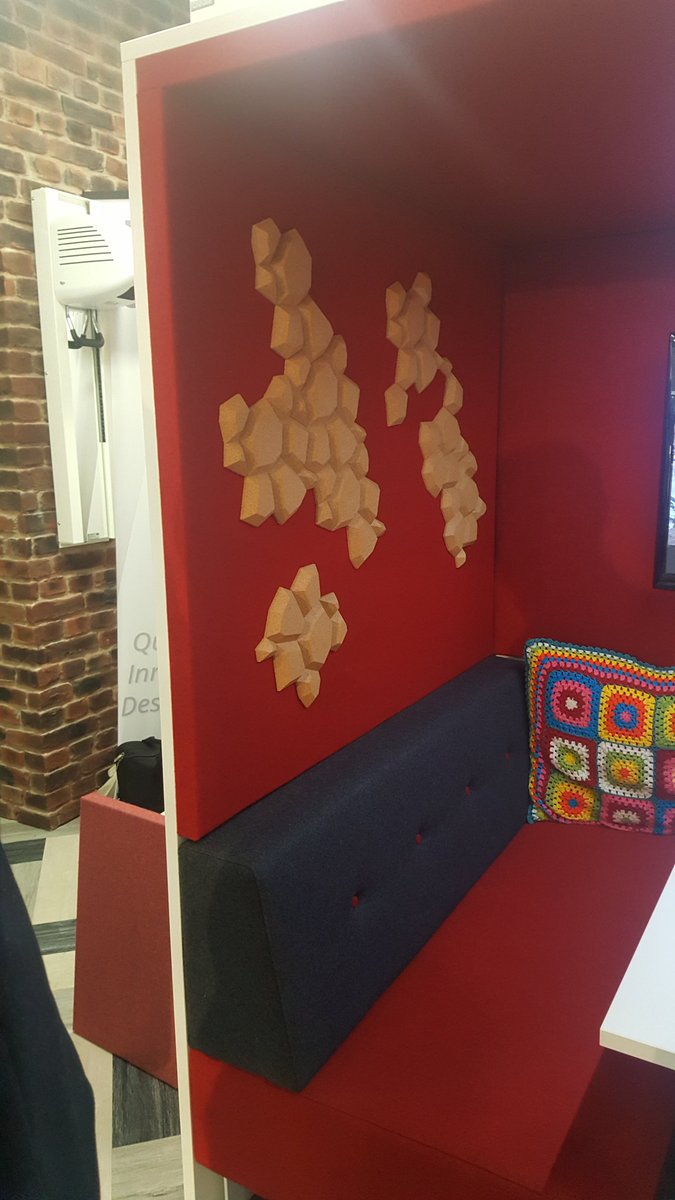 VR_Fitout's tweet photo. New acoustic Cork and the cube from @CREATIFproducts #clerkenwelldesignweek https://t.co/ipZUOLZB8z