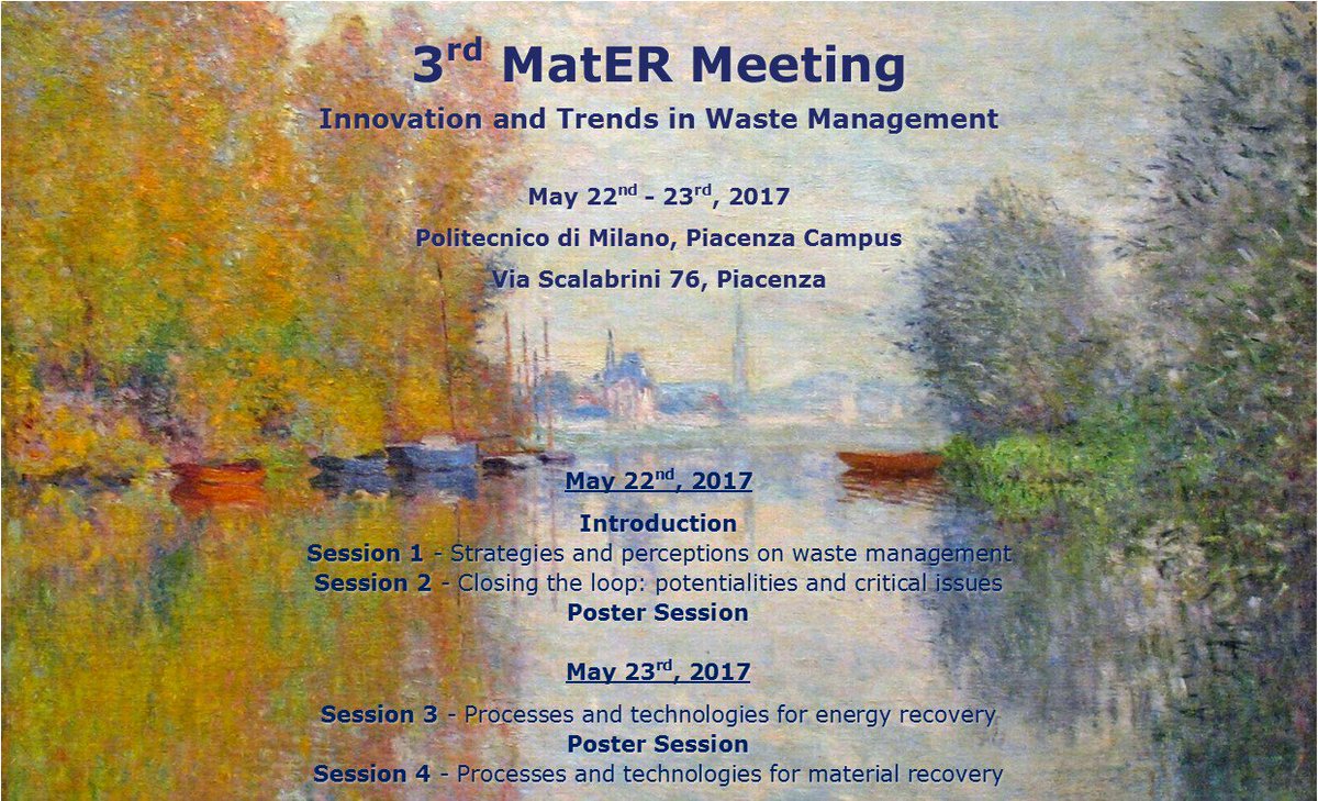#MatERMeeting2017 - Call-for-abstract opening on May 30th!
Stay tuned!!!
goo.gl/IIDjKB