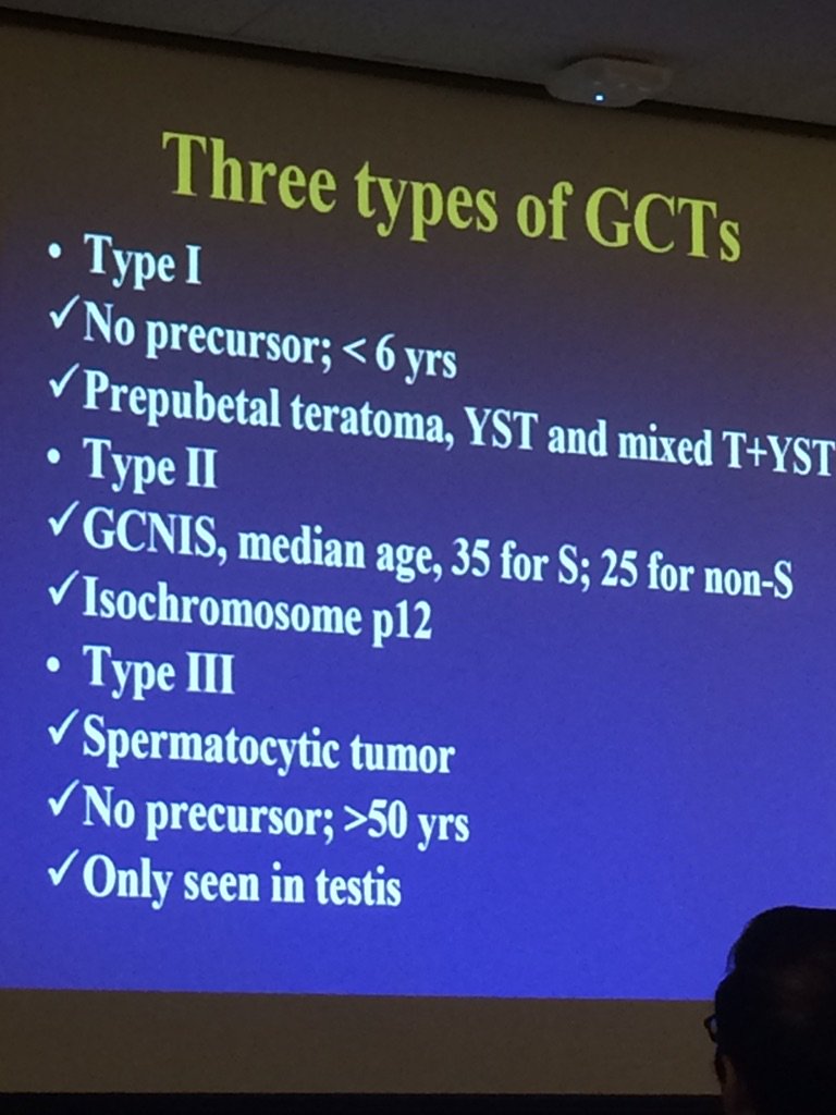 Three types of testes Germ Cell Tumors #AlwaysThree #RoTriad