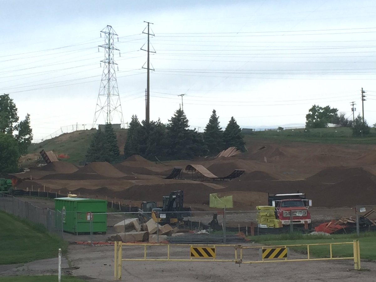 A little moisture on #RubyHillBP this morning. Things are really starting to come together.