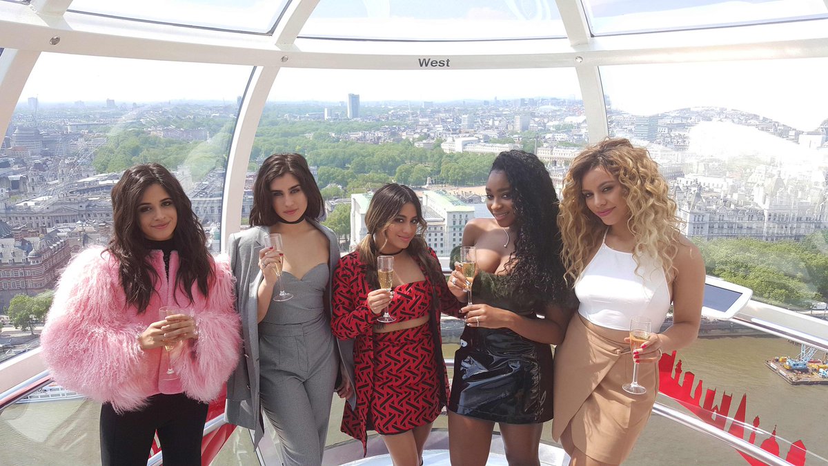 Celebrating the release of 7/27 at @TheLondonEye!! Thank u to all our fans ❤ London...we're not done yet! #727OutNow