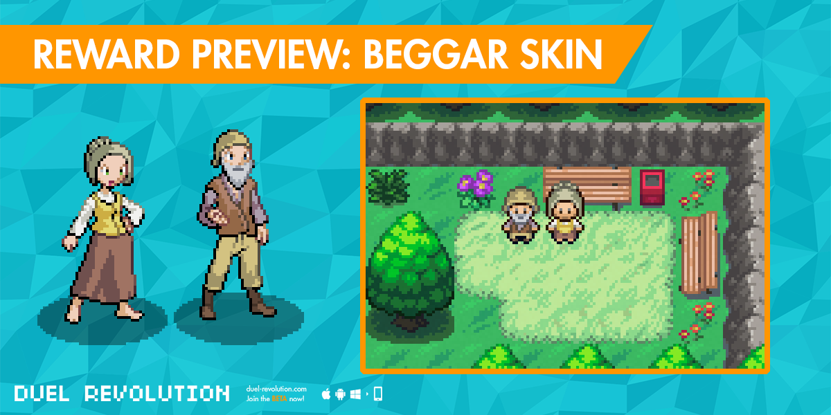 DuelRevolutionI's tweet photo. How do you like the beggar skins from the beggar pack?

Get yours: https://t.co/lvexlJvDyU https://t.co/DK8xp9FUzk