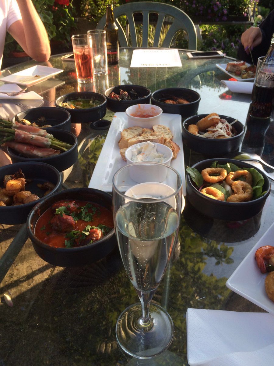 Tapas tasting last night can't beat a good tapas. New menu now available, just in time for #clockhousesummer