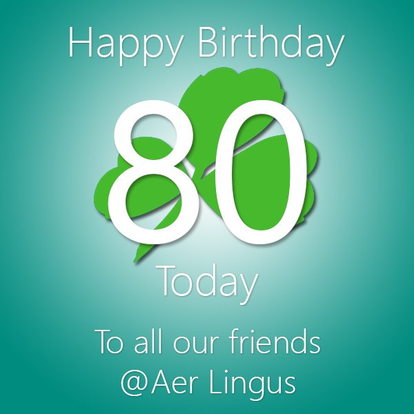 AirContractors's tweet photo. Happy 80thy Birthday @AerLingus ! #AerLingusAt80 https://t.co/Dd8mHrsT73