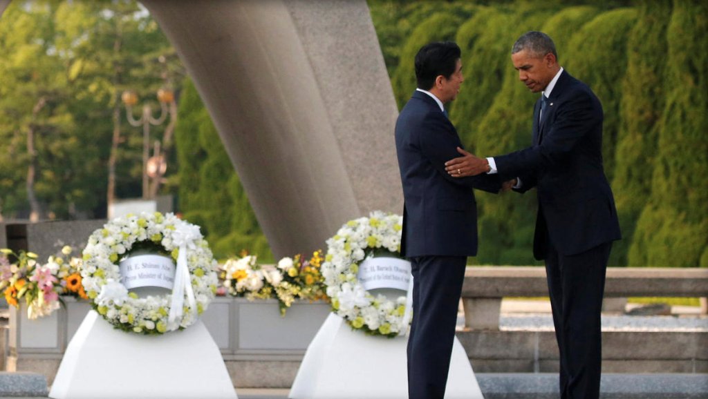 CBSMornings's tweet photo. Obama makes history at Hiroshima: https://t.co/LCZW4GDlry https://t.co/Vxu38wgFN0