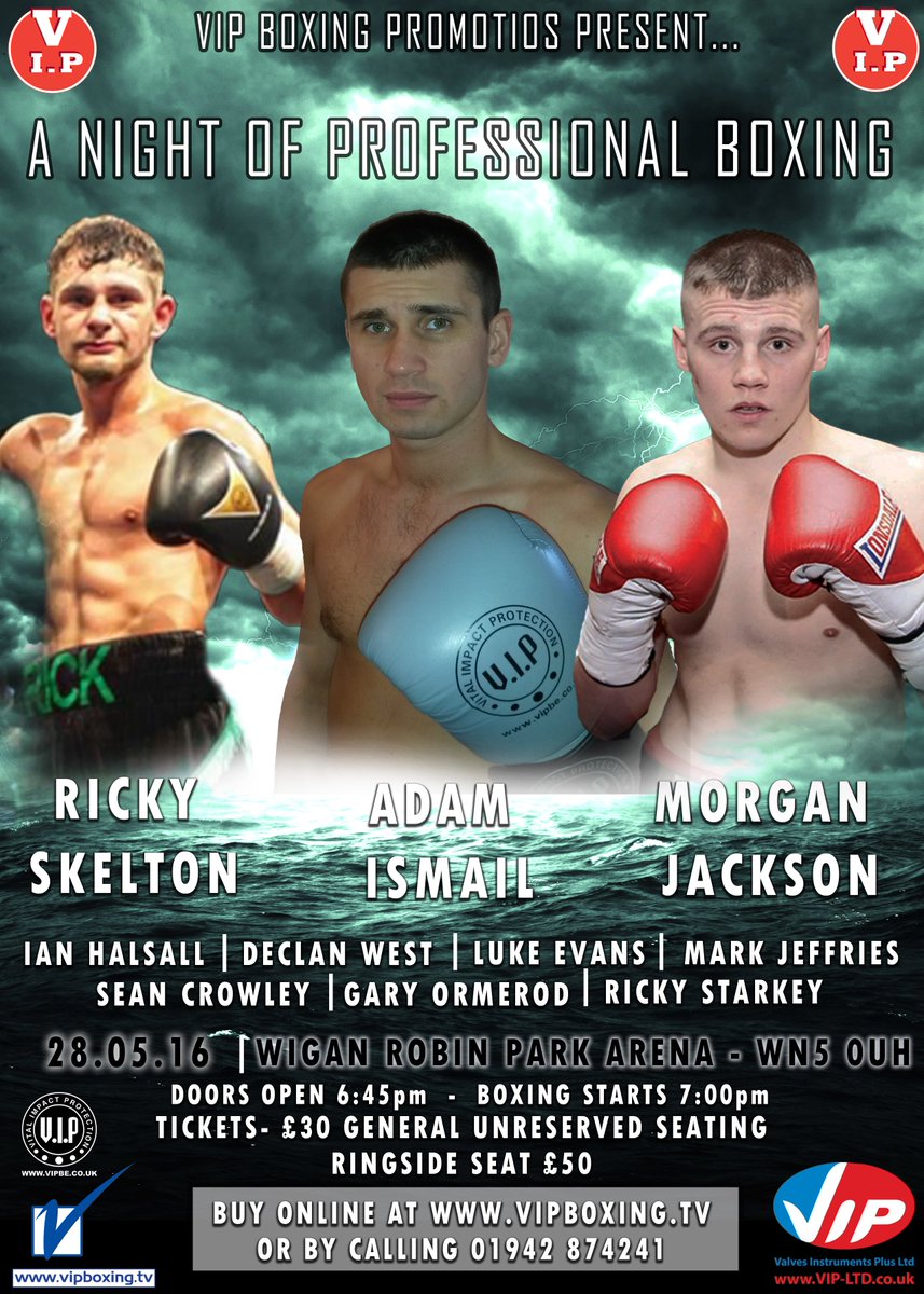 Tomorrow night live from Wigan, a packed night of boxing action lies ahead. Live and free on vipboxing,tv