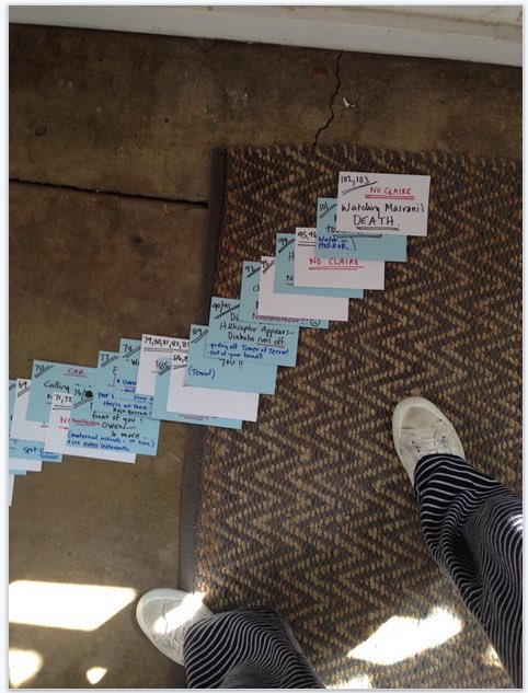 BryceDHoward's tweet photo. #TBT good times prepping to play “Claire.” #jurassicworld #characterjourney #myprocess https://t.co/jMXzX8tgfy