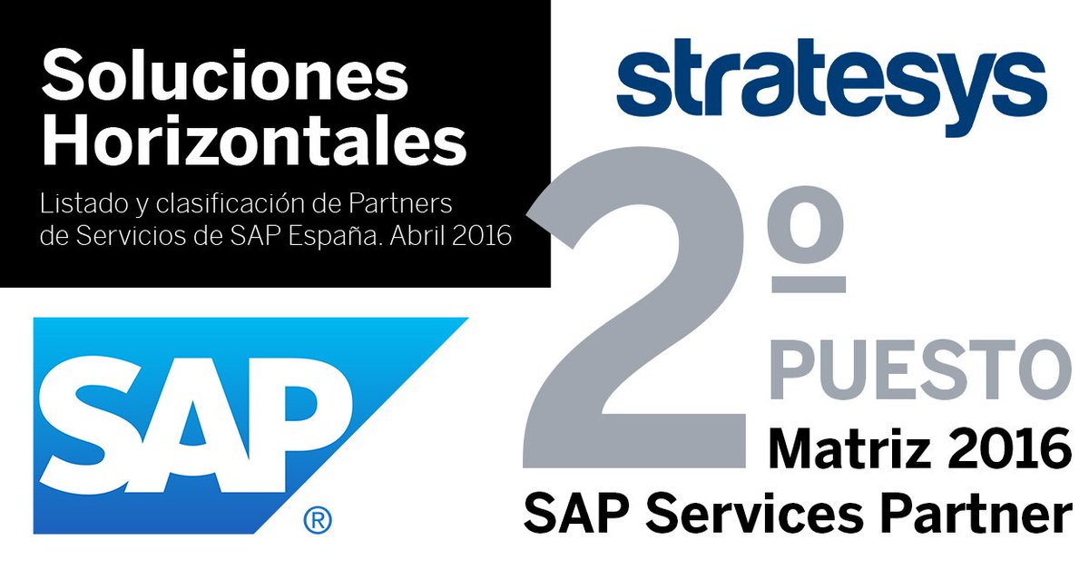 j_a_cascos's tweet photo. Somos 2º en el Ranking 2016 de #SAP #ServicesPartners #Espana https://t.co/2xeYN6nLjJ #lS4HANA #Hybris #Cloud ... https://t.co/JBcUp7O7lO