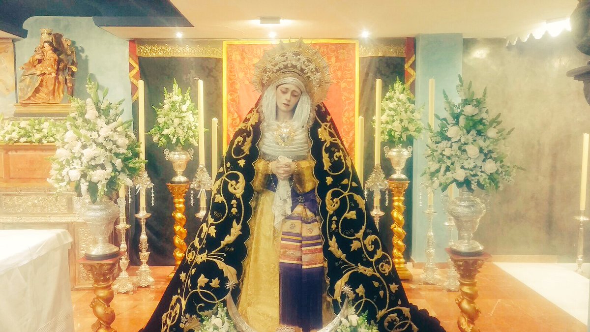 hpasionymuerte's tweet photo. Hoy 2º día de Triduo en honor a Nuestra Señora del Desconsuelo y Visitación.
Predica Fr. Antonio Larios #TDSCofrade https://t.co/JbCWX2tlNP