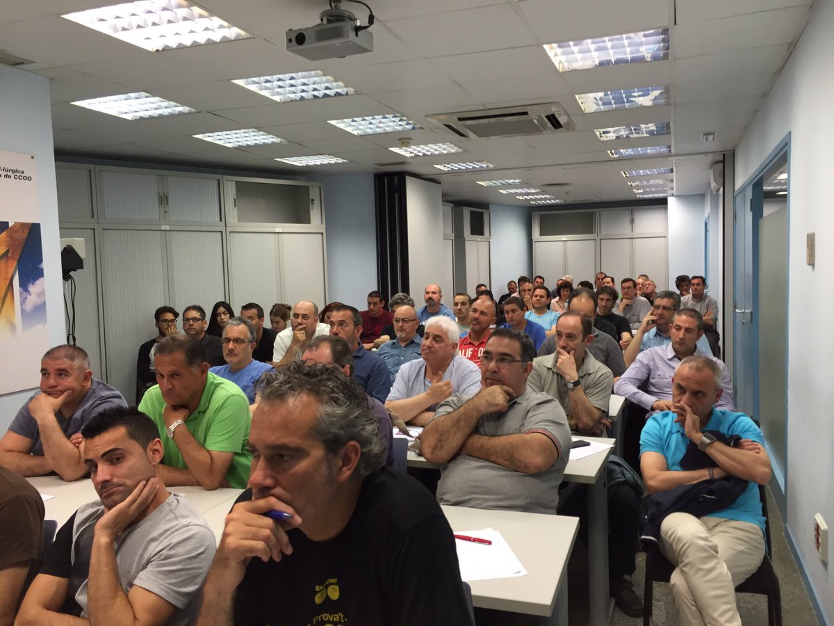 Javier pacheco #OFENSIVACCOO (@pachecojpacheco) on Twitter photo <a href="/FICCOOCat/">CCOO Indústria Catalunya</a> debatimos y trabajamos la situación #ConveniMetallBCN con activo sindical <a href="/ccoocatalunya/">CCOO de Catalunya</a> #orgullCCOO <a href="/FICCOOCat/">CCOO Indústria Catalunya</a> debatimos y trabajamos la situación #ConveniMetallBCN con activo sindical <a href="/ccoocatalunya/">CCOO de Catalunya</a> #orgullCCOO