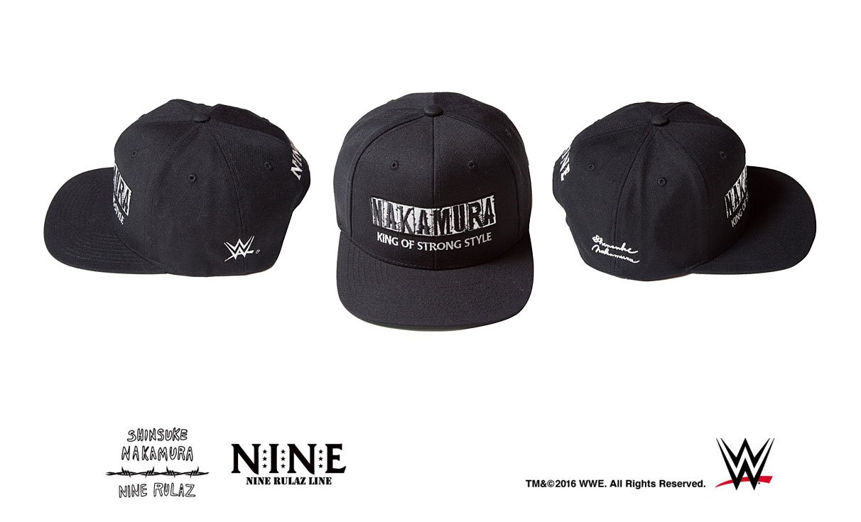 限定!WWE 中邑真輔 X NINE RULAZ キャップ 新日本プロレス 限定!WWE 中邑真輔 X NINE RULAZ キャップ 新日本プロレス
