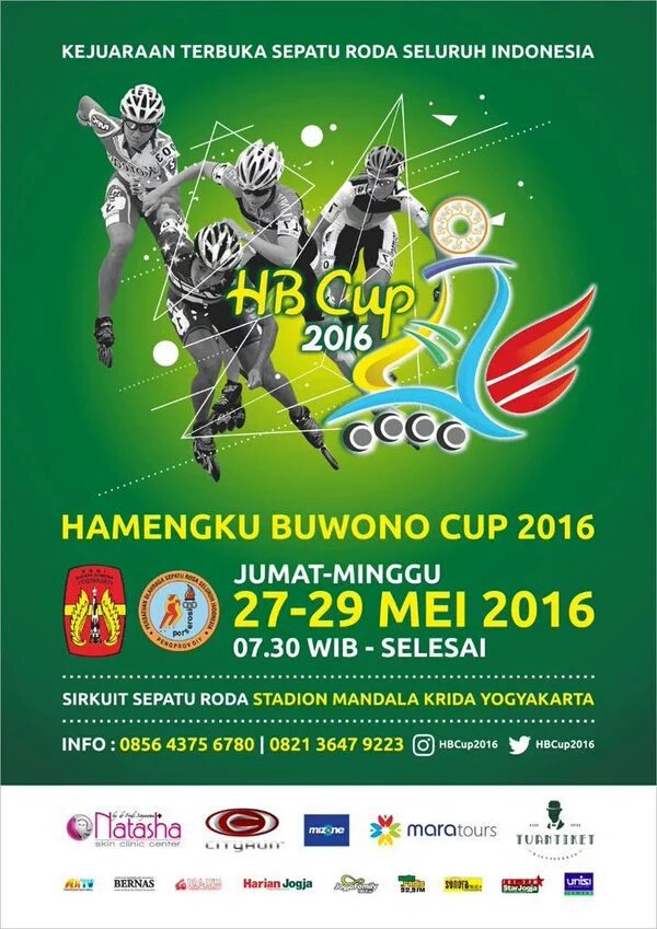 jogjamedia's tweet photo. Hari terakhir u/ aksi atlit sepatu roda se-Indonesia berlomba dalam @HBCup2016
di @Mandala_Krida https://t.co/FUozx8idQU