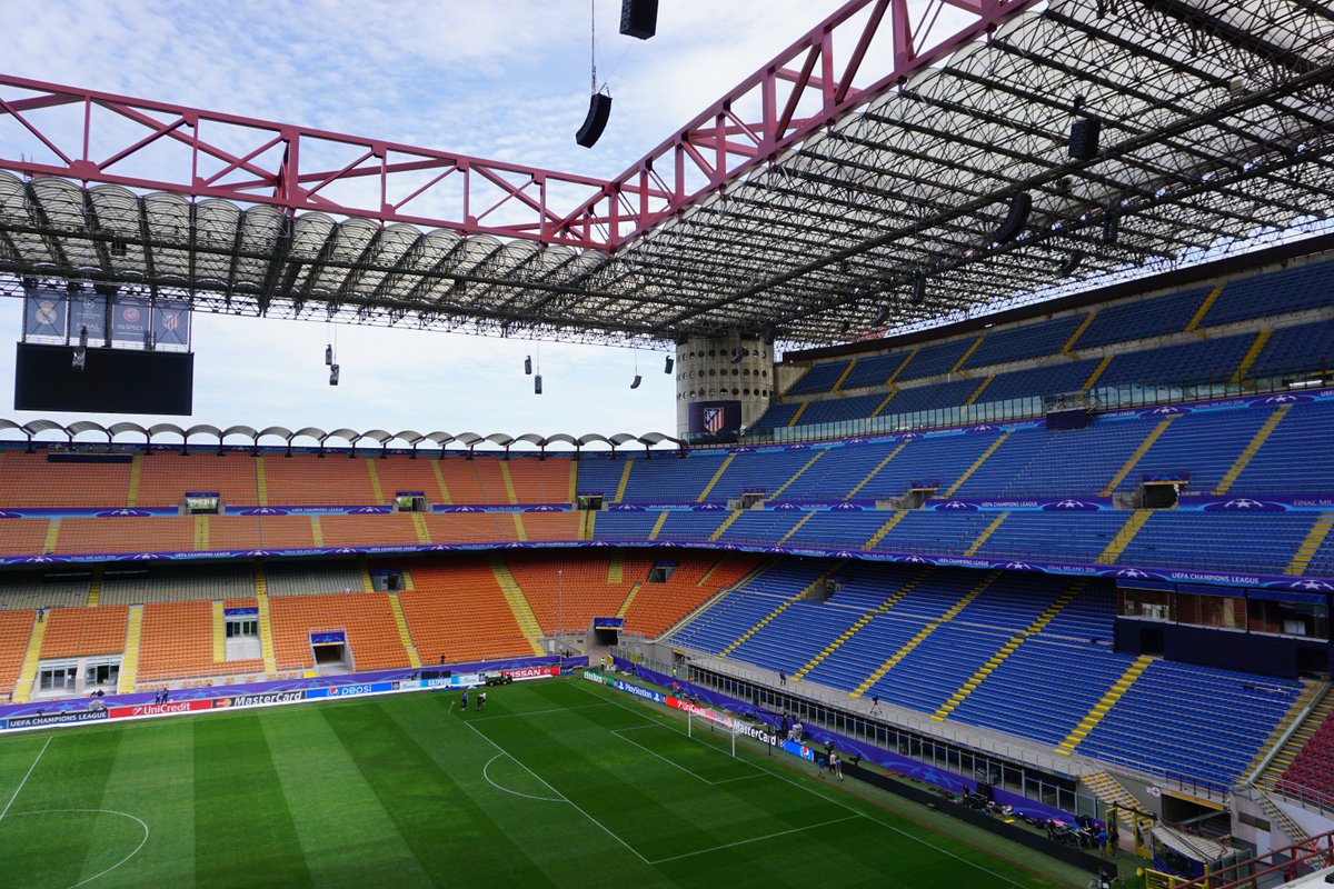 Madrid_Indo's tweet photo. San Siro is ready for the #UCLfinal.

#APorLaUndecima https://t.co/ItSPflY0nR