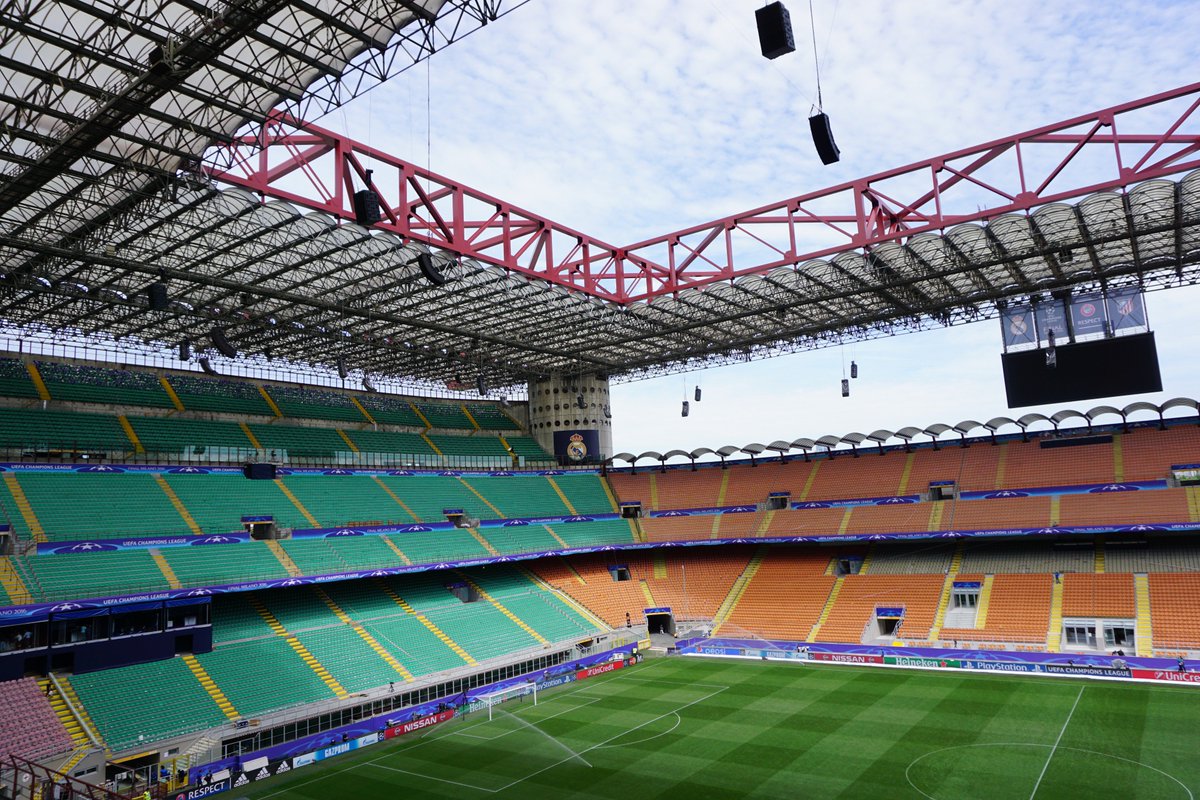 Madrid_Indo's tweet photo. San Siro is ready for the #UCLfinal.

#APorLaUndecima https://t.co/ItSPflY0nR