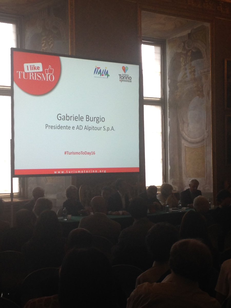 silvia_lanza's tweet photo. A #TurismoToDay16 Presidente @AlpitourWorld @gabrieleburgio che sottolinea che c'è un mondo di nuovi viaggiatori! https://t.co/25uSRRTHij