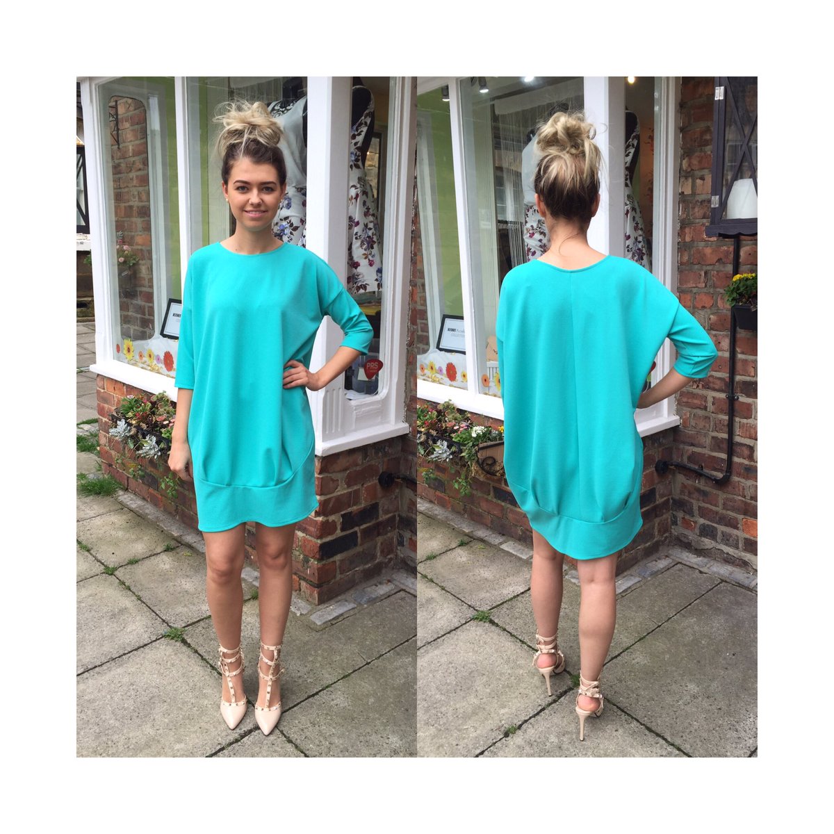 JUST ARRIVED / Aqua Tunic 
One Size / £37 
Please call 01287 634114 to purchase we can post out too!