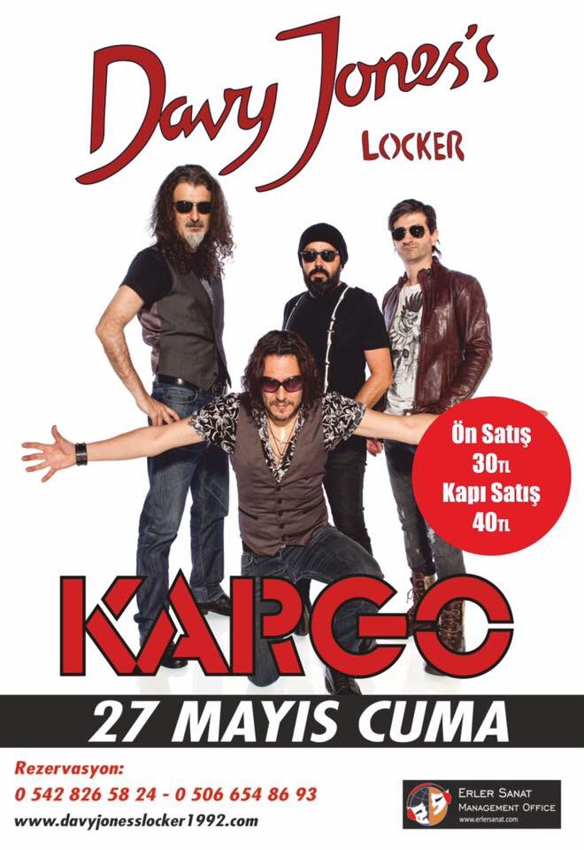 ErlerSanat's tweet photo. KARGO Bu gece Marmaris'te...👍🏼
#erlersanat #kargo #konser #marmaris #davyjones https://t.co/IdVxCFVLm5