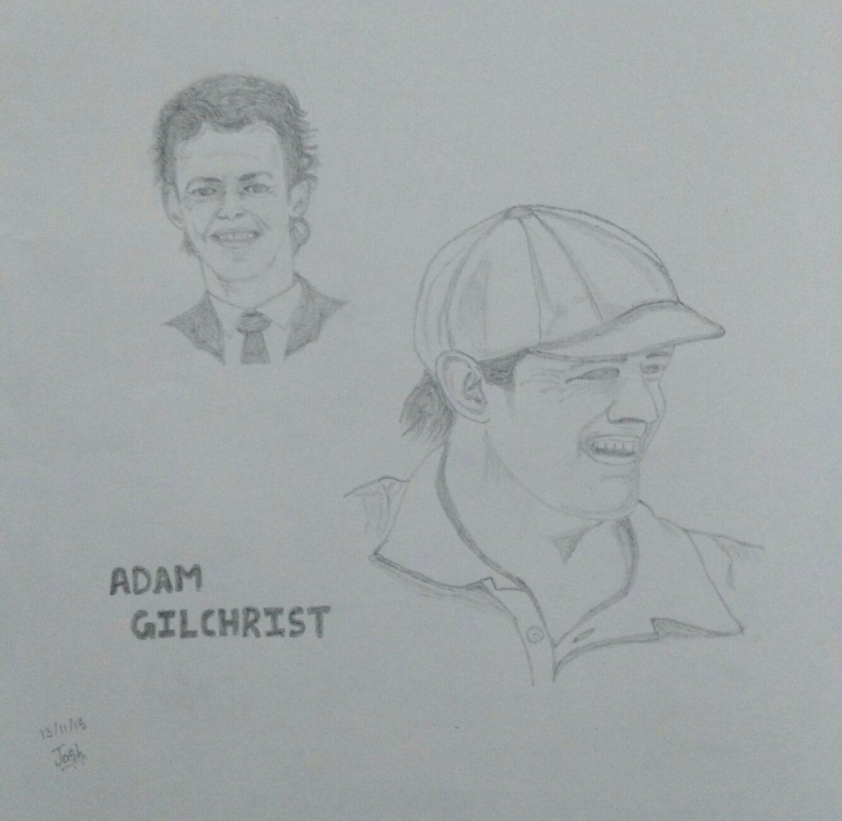 JashMehta19's tweet photo. @CricHQ #ICareISupport 
Sketch of my fav cricketer @gilly381 ... https://t.co/mt1KfZgE5z