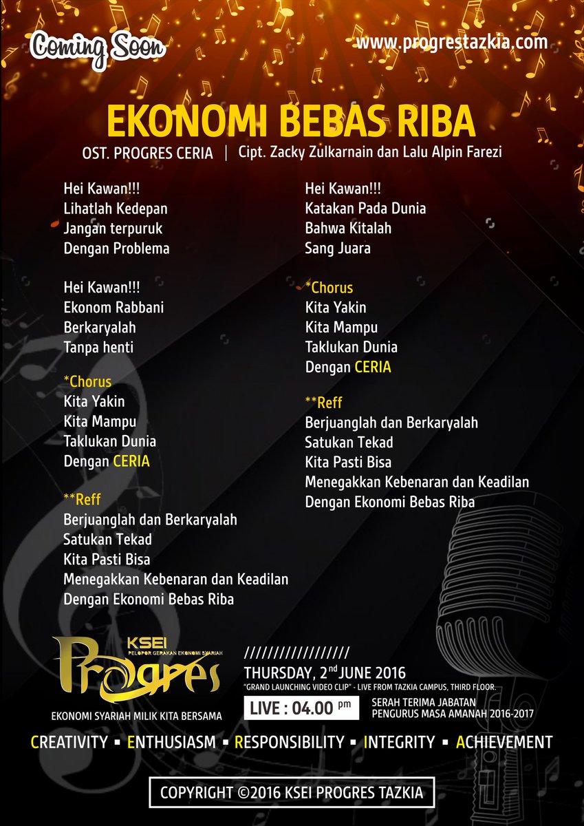 KSEI_Progres's tweet photo. Coming soon : Ekonomi Bebas Riba
ost Progres Ceria #EkonomiBebasRIBA #SIMOKA2016 @fossei_nasional @FoSSEI_Jbdtbk https://t.co/jUAtPrkN9p