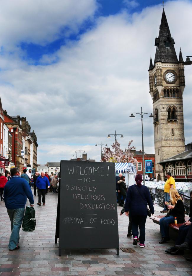 Darlington BID tweet media