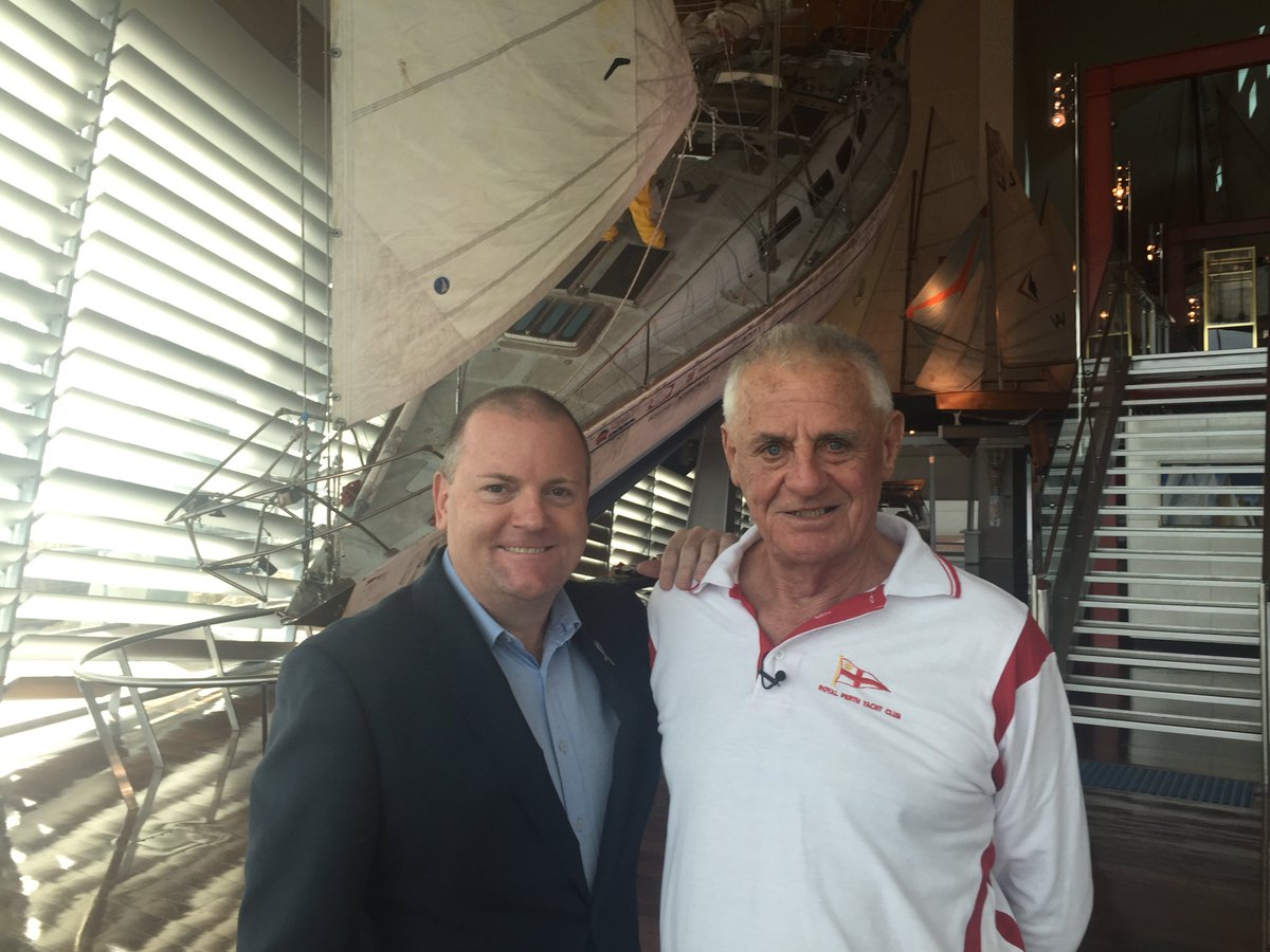 StevieButts's tweet photo. A #sailing legend on a new mission, tomorrow in @westaustralian @TheWestSport @wamuseum #jonsanders https://t.co/5QNNCmN9WO