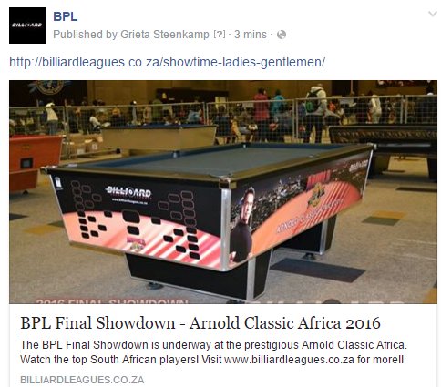 UnitedPool's tweet image. Article from The Sheriff
billiardleagues.co.za/showtime-ladie…